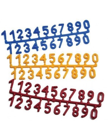 Beutennummern aus Kunststoff (Plastik-Ziffern-Set)